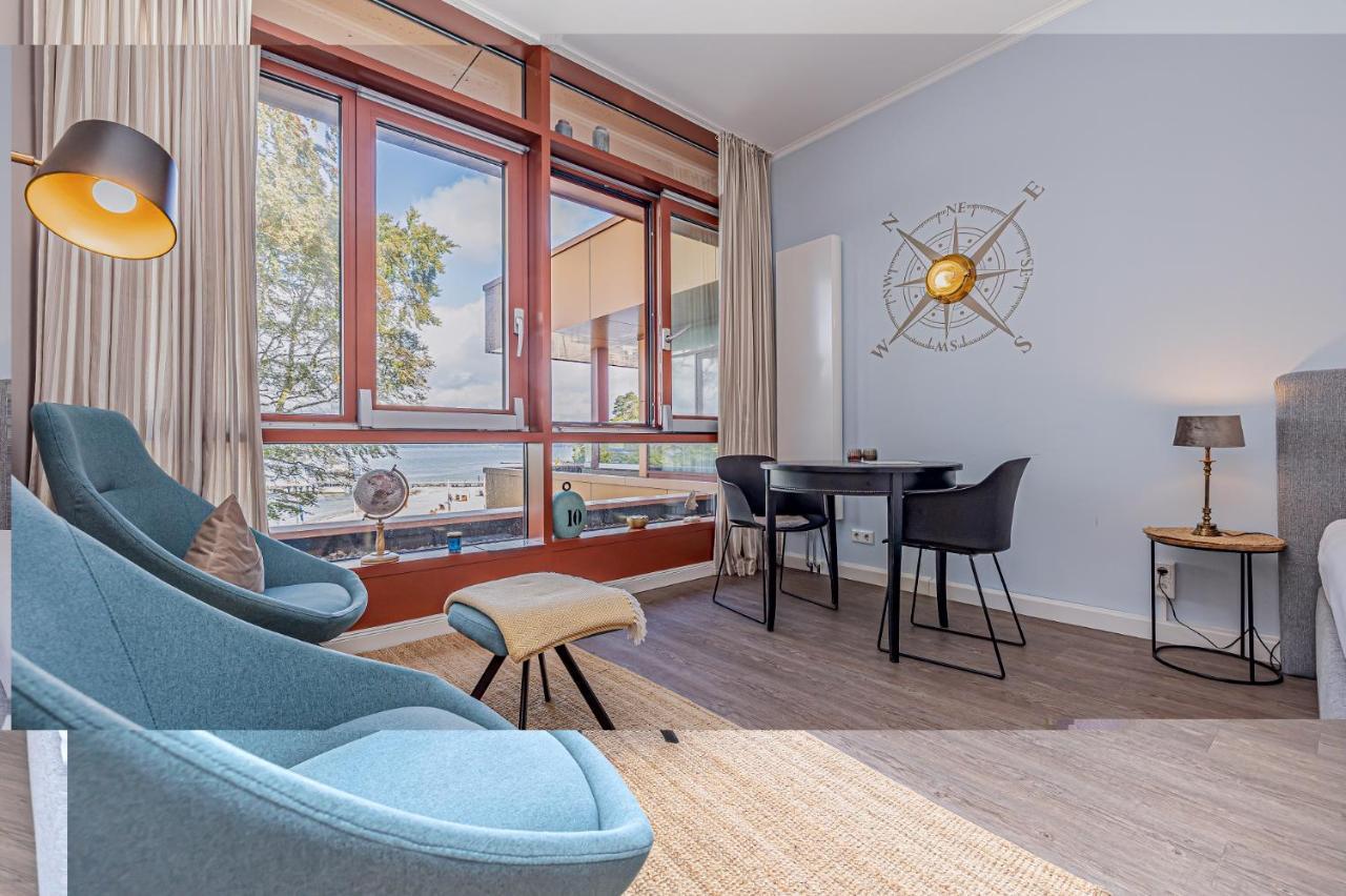 Fewo1846 Intermar - Marina Del Rey - Elegantes Studioapartment Mit Meerblick Und Eigenem Strandkorb Глюксбург Экстерьер фото