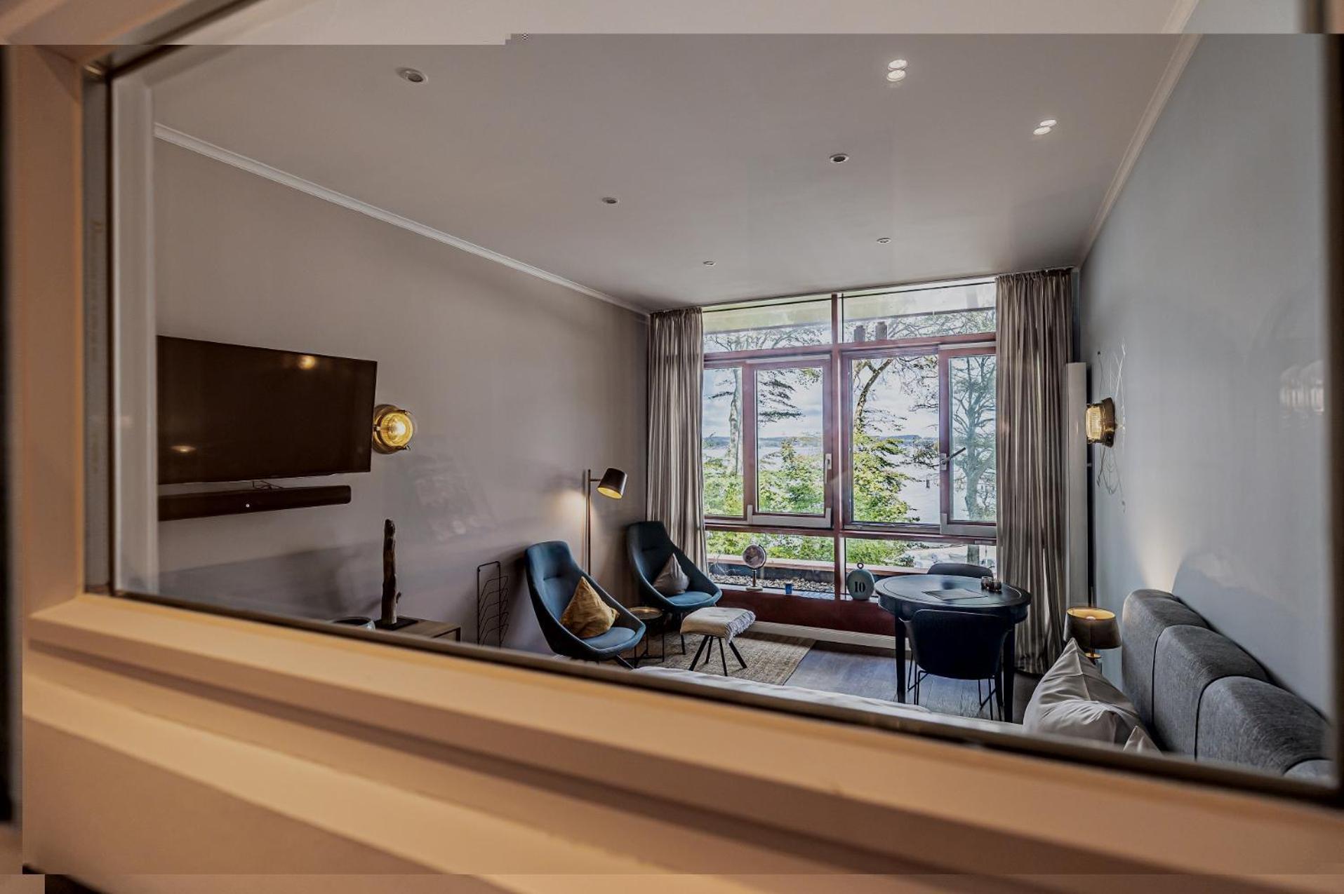 Fewo1846 Intermar - Marina Del Rey - Elegantes Studioapartment Mit Meerblick Und Eigenem Strandkorb Глюксбург Экстерьер фото